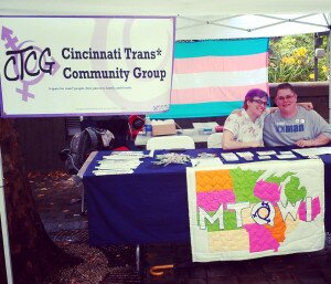 Stringer and Yokoyama at Cincinnati Pride